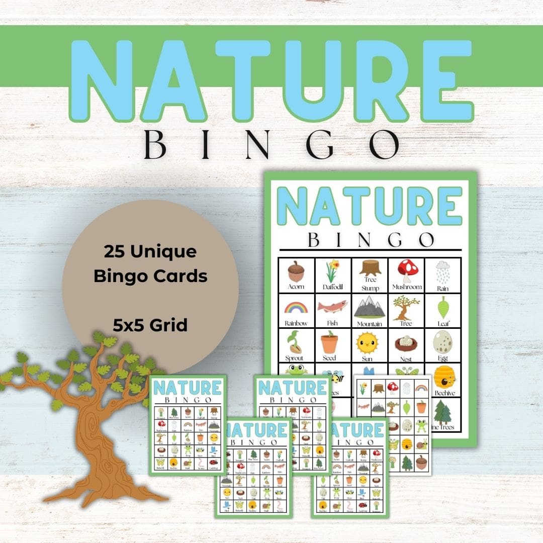 Free Nature Bingo Printable Healing Home