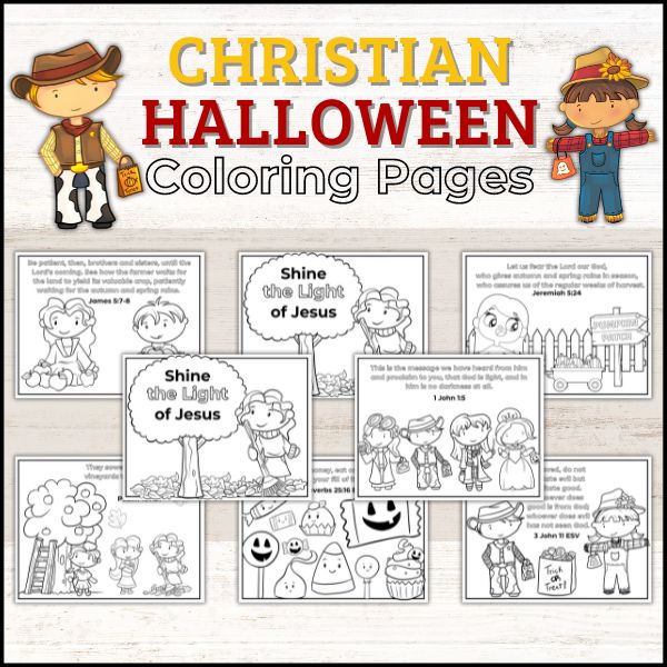 Free Christian Halloween Coloring Pages | Healing Home