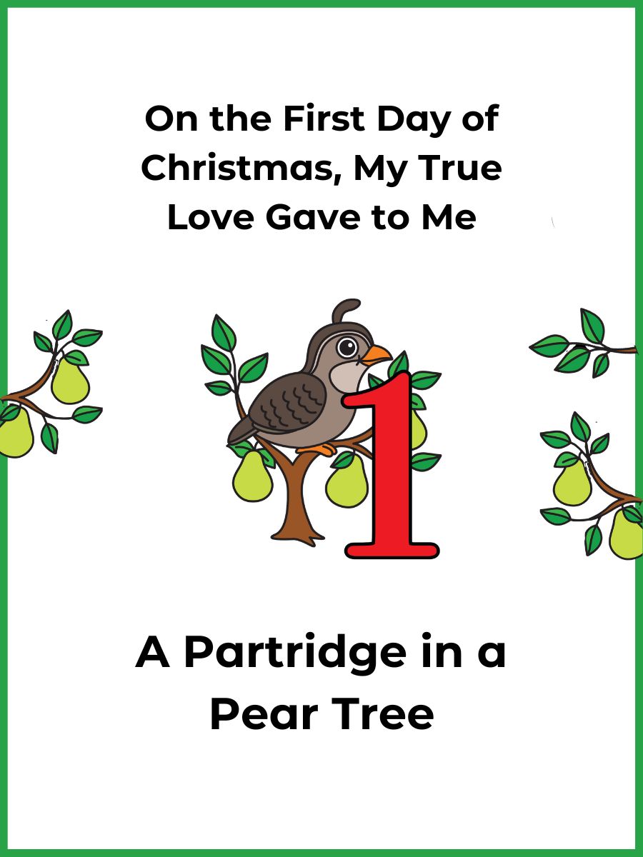 12 Days of Christmas Cards Printable (Free!) | Healing Home