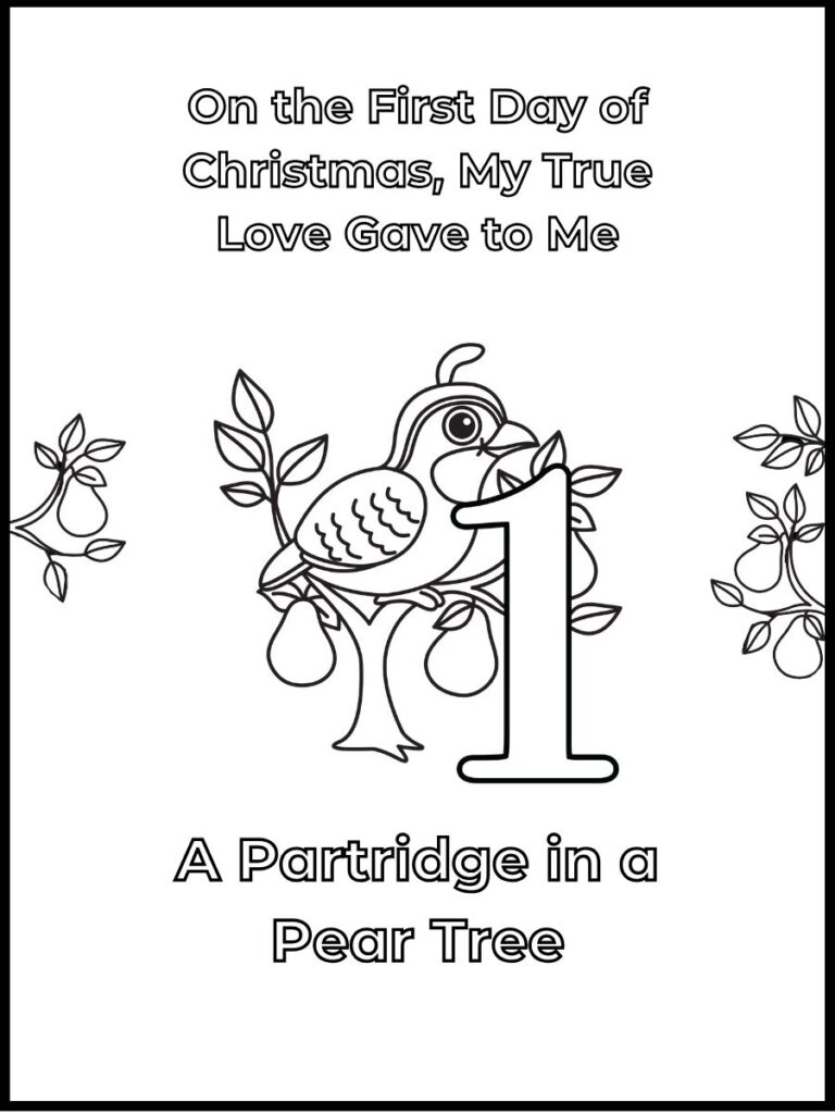 12 Days Of Christmas Cards Printable Free Healing Home