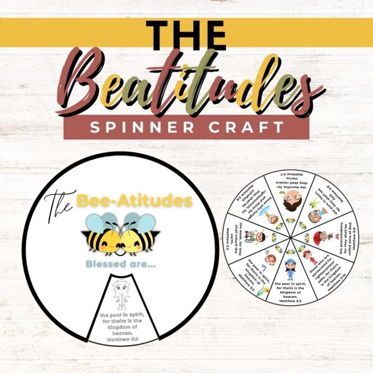 Simple Beatitudes Crafts | Healing Home