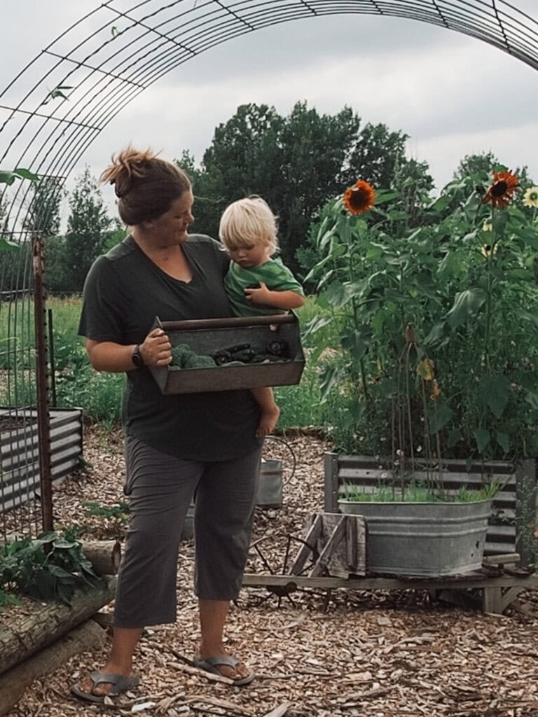 the power of gentleness - mom in a garden