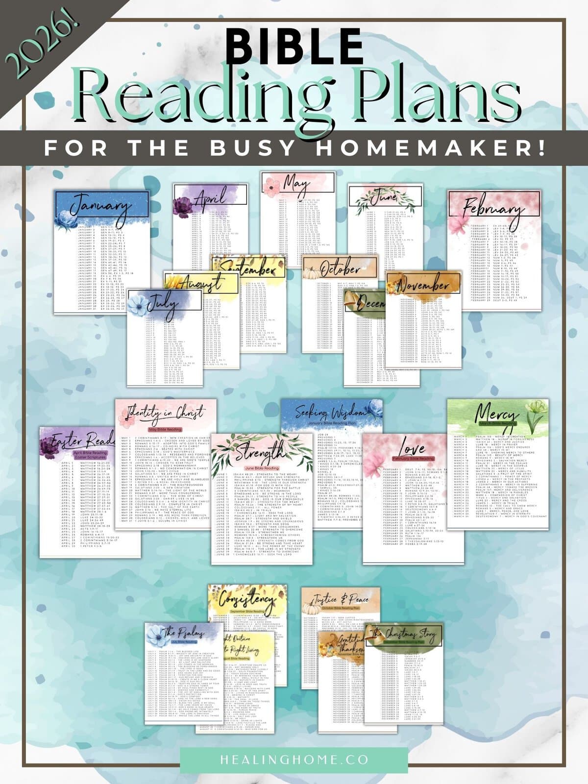 2026 Bible Reading Plans | Healing Home