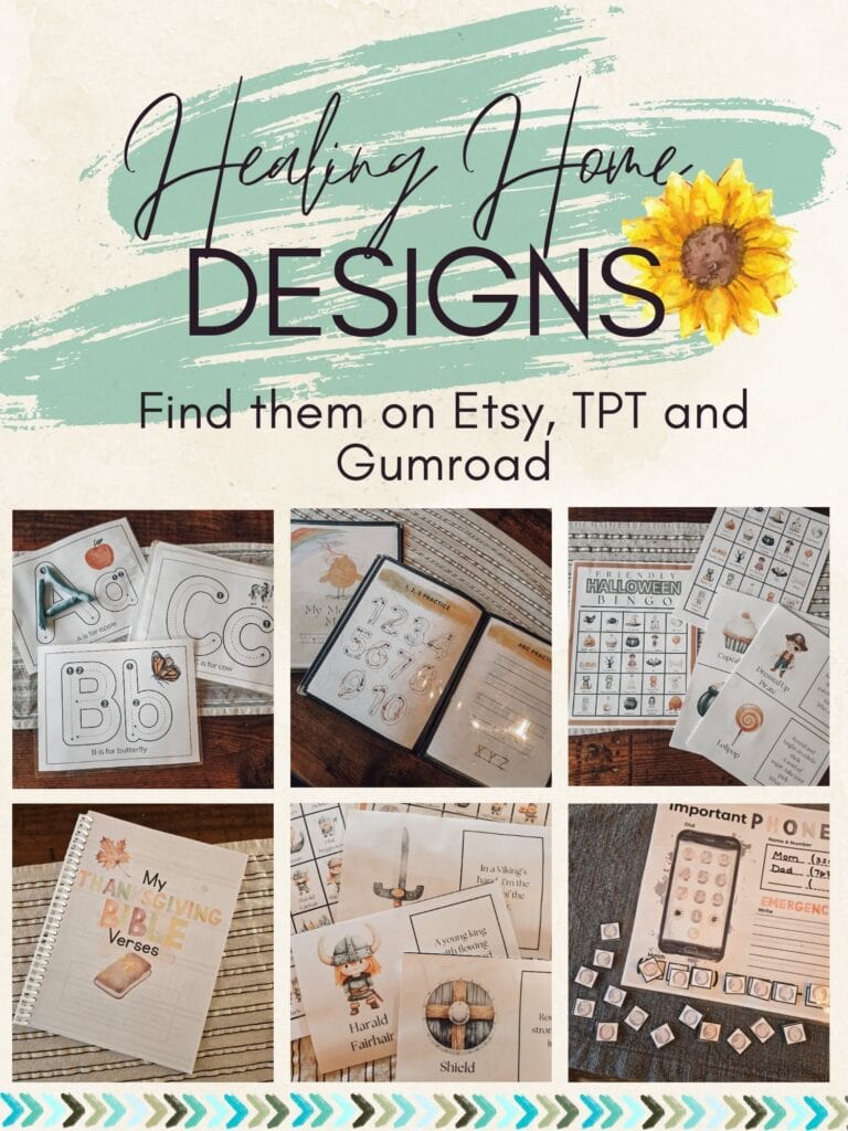 healing home printables