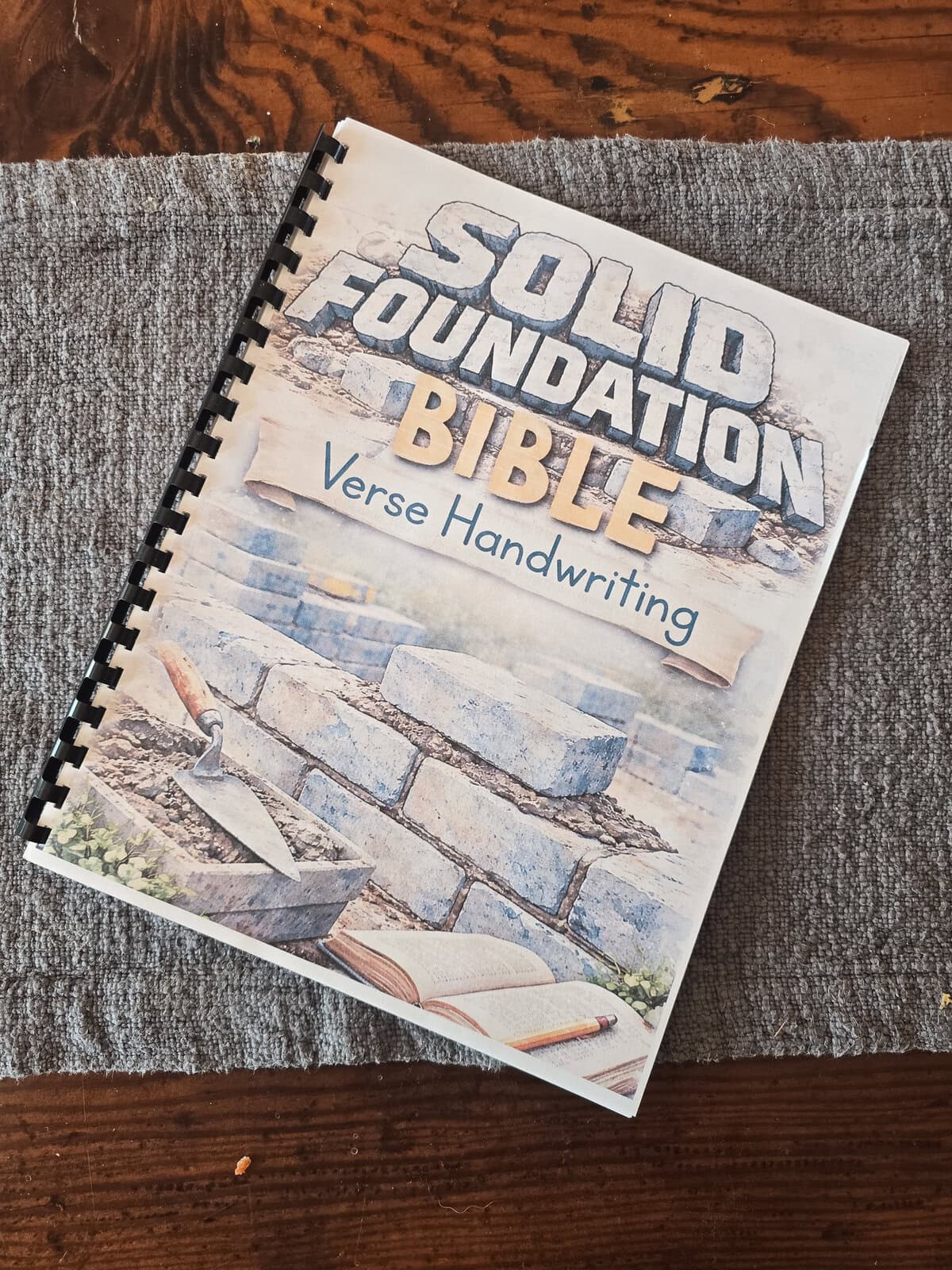 Bible Verse Tracing - Solid Foundation Booklet | Healing Home