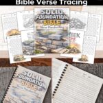 Bible Verse Tracing - Solid Foundation Booklet