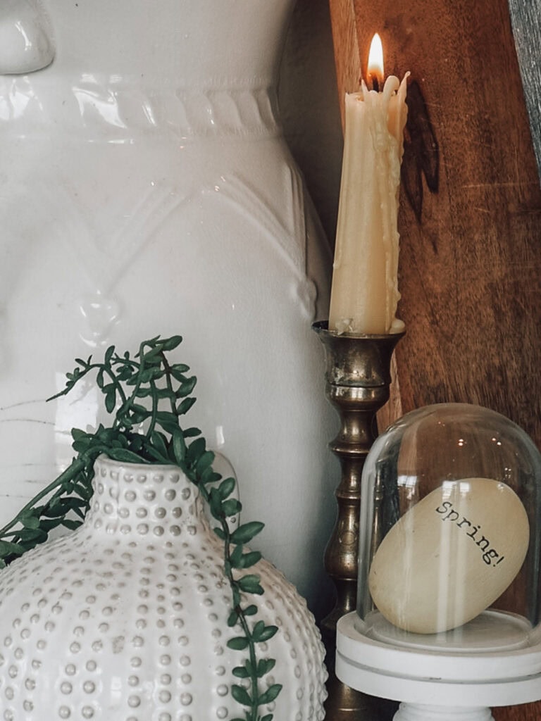 How to Stay Encouraged when winter comes back - candle