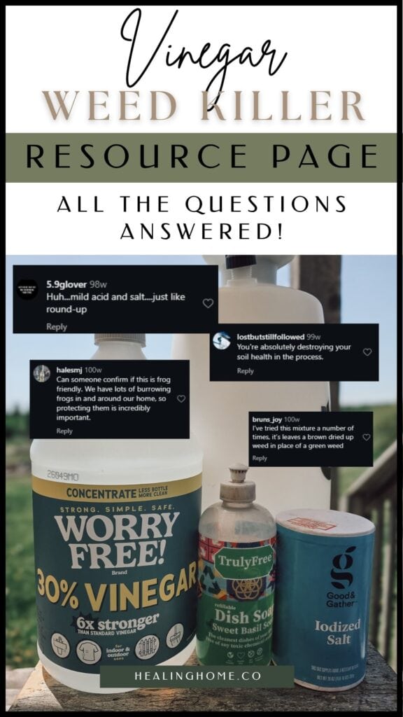 vinegar weed killer recipe
