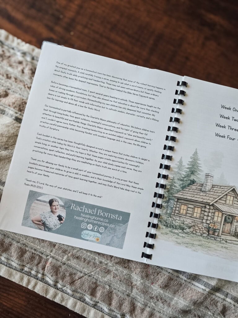 Bible Verse Copywork - introduction