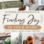Finding joy in homemaking for pinterest